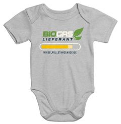 Kurzarm Baby Body Biogas Lieferant lustig Bio-Baumwolle Moonworks®