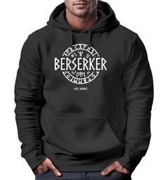 Hoodie Herren Berserker For Honor Wikinger Runen Vikings Mode Fashion Logo-Shirt Moonworks®
