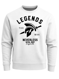 Cooles Herren T-Shirt Legends Sparta Gladiator Gym Athletics Sport Fitness Neverless®