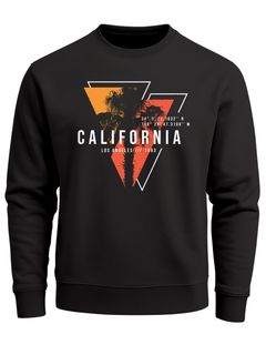 Sweatshirt Herren Palmen Kalifornien Los Angeles USA Rundhals-Pullover Fashion Streetwear Neverless®