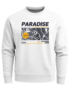 Sweatshirt Herren Paradise Unlimited Sommer Rundhals-Pullover Fashion Streetwear Neverless®