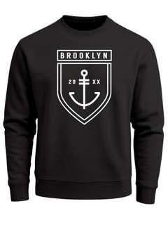 Sweatshirt Herren Brooklyn Anker Rundhals-Pullover Neverless®