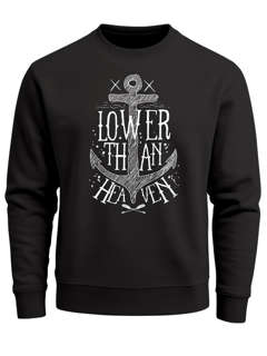 Sweatshirt Herren Anker Lower than Heaven Rundhals-Pullover Neverless®