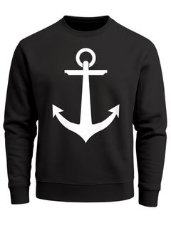 Sweatshirt Herren Anker Anchor Rundhals-PulloverNeverless®