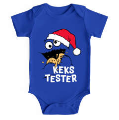 Baby Body kurzarm Keksmonster Kekstester Weihnachten XMAS Outfit für Mädchen & Jungen Bio Baumwolle MoonWorks®
