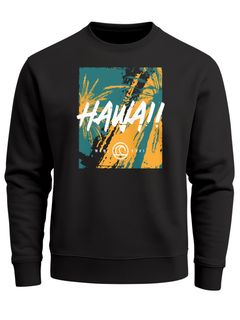 Sweatshirt Herren Hawaii Palme USA Tropical Rundhals-Pullover Fashion Streetwear Neverless®