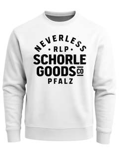 Sweatshirt Herren Pfalz-Schorle Heimat Pfälzer Aufdruck Print Schrift Pullover Pulli Fashion Streetstyle Neverless
