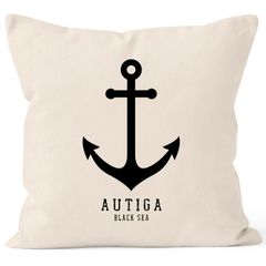 Kissenbezug Anker Nautical Sailor Segeln Autiga®
