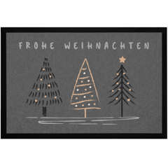 Fußmatte Frohe Weihnachten Spruch XMAS Design Türmatte Weihnachtsdeko rutschfest & waschbar Moonworks®