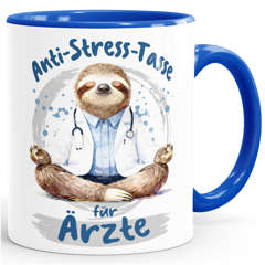 Kaffee-Tasse Geschenk {styleVariationName} Anti Stress Bürotasse Faultier Lustig Arbeit Job Keramikbecher Moonworks®