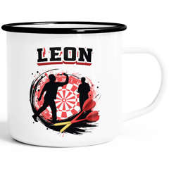 Kinder-Tasse {styleVariationName} Design Emailletasse personalisiert mit Namen Namenstasse Geschenkidee {styleVariationName} MoonWorks®