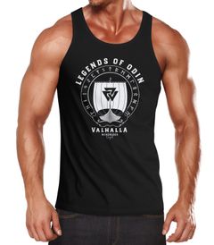 Herren Tank-Top Legends of Odin Valhalla Vinkings Wikinger Muskelshirt Muscle Shirt Neverless®