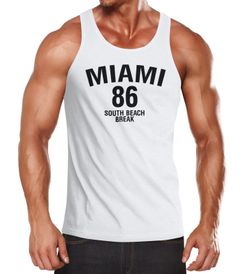 Herren Tanktop Miami South Beach Break Spring Neverless®
