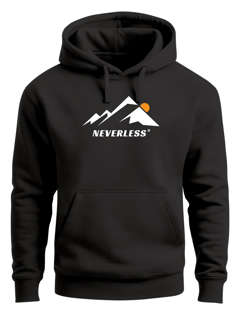 Hoodie Herren Print Mountain Grafik Print Kapuzen-Pullover Männer Fashion Streetstyle Neverless®