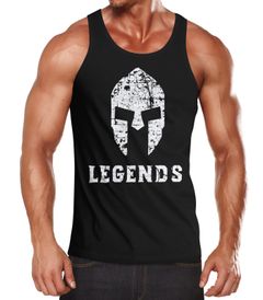 Herren Tank Top Legends Legends Sparta Spartaner Helm Neverless Neverless®