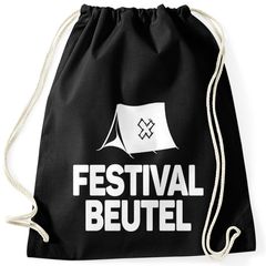 Turnbeutel Spruch Festival Beutel Gym bag Moonworks®