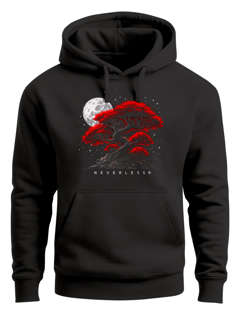 Hoodie Herren Print Aufdruck Motiv Kapuzen-Pullover Männer Fashion Streetstyle Neverless®