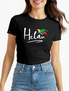 Damen T-Shirt Alaaf Helau Ahoi Faschings-Shirt Karneval Fastnacht Fun-Shirt Slim Fit Moonworks®