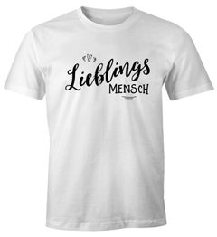Herren T-Shirt Lieblingsmensch Geschenk Freundschaft Partner Freundin Moonworks®