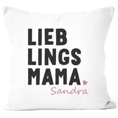 Kissen-Bezug Lieblingsmama Name personalisierte Geschenke für Mama Muttertagsgeschenk Kissenhülle SpecialMe®