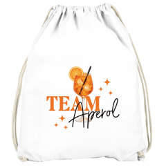 Turnbeutel Spruch Lustig - Team Spritz - Gruppenoutfit Gadget Accessoires Party JGA Fasching Karneval Gymbag Moonworks®