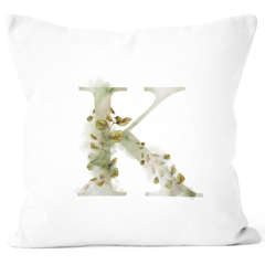 Kissenbezug Buchstaben-Kissen "{style_variation_string}" Buchstabe Alphabet Monogramm Anfangsbuchstaben Watercolor gezeichnet Kissen-Hülle Autiga®