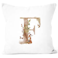Kissenbezug Buchstaben-Kissen "{style_variation_string}" Buchstabe Alphabet Monogramm Anfangsbuchstaben Watercolor gezeichnet Kissen-Hülle Autiga®