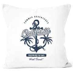 Kissenbezug Anker Palmen Anchor Palms Kissen-Hülle Deko-Kissen Baumwolle Autiga®