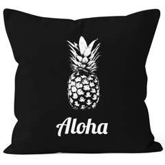 Kissenbezug Kissen-Hülle Aloha Ananans Pineapple 40x40 Baumwolle Autiga®