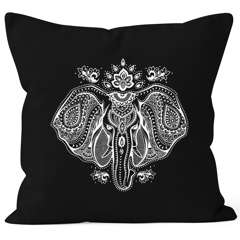 Kissenbezug Kissen-Hülle Mandala Elefant Elephant Boho Ethno 40x40 Autiga®