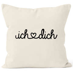 Kissen-Bezug Liebeserklärung Herz ich liebe dich Geschenk Frau/Mann Geliebte/r Jahrestag Valentinstag MoonWorks®
