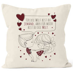 personalisierter Kissen-Bezug Liebespaar Pärchen Liebesgeschenke Geschenk für Freund/Freundin Mann/Frau SpecialMe®