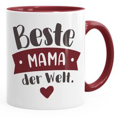 Kaffee-Tasse Beste/r Mama/Papa der Welt Vatertagsgeschenk Muttertagsgeschenk Weihnachtsgeschenk Moonworks®