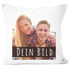 Fotokissen Kissen-Bezug mit Foto bedrucken lassen persönliche Geschenkideen personalisierbar Baumwolle SpecialMe®
