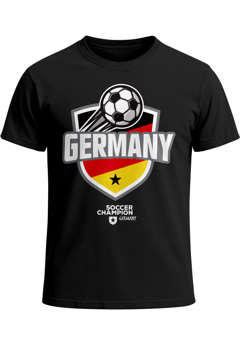 Herren T-Shirt Fan-Shirt WM Deutschland Germany Fußball Weltmeisterschaft Moonworks®