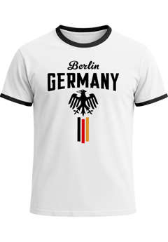 Herren Retro WM-Shirt Fan-Shirt Deutschland Fußball Weltmeisterschaft 2026 Berlin Adler Moonworks®