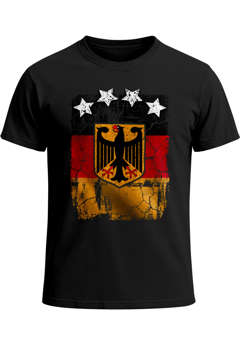 Cooles Herren T-Shirt Deutschland Fan-Shirt WM 2026 Fußball Weltmeisterschaft Moonworks®