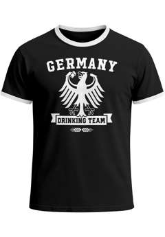 Lustiges Herren WM-Shirt Fußball Deutschland Germany Drinking Team 2026 Retro