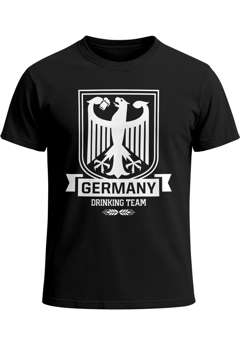 Lustiges WM Herren T-Shirt Germany Drinking Team Deutschland Fan-Shirt Moonworks®