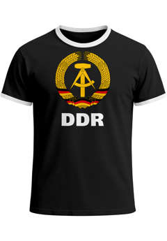 Herren WM-Shirt DDR Fan Nostalgie Retro Moonworks®