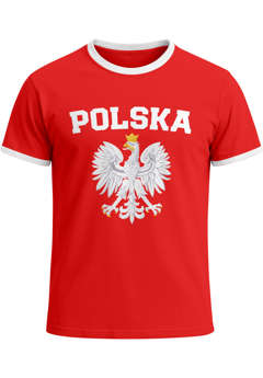 Herren WM-Shirt WM Polska Polen Poland Flagge World Cup Weißer Adler 2026 Retro