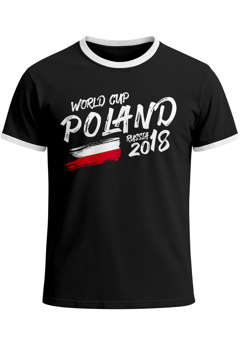 Herren WM-Shirt Polen Poland Polska Fan-Shirt WM Fußball Weltmeisterschaft 2026 World Cup Moonworks®