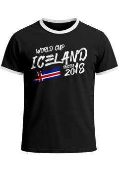 Herren T-Shirt WM-Shirt Island Iceland Ísland Fan-Shirt WM 2026 Fußball Weltmeisterschaft Moonworks®