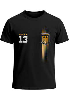 Herren T-Shirt Deutschland Trikot Fußball WM 2026 Fanshirt Deutschlandshirt Adler Fussball Moonworks®