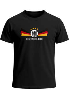 Herren T-Shirt Deutschland Fußball WM-Shirt 2026 Fanshirt Deutschlandshirt Adler Nationalflagge Moonworks®