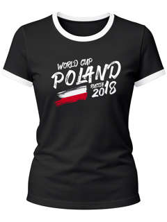 Damen WM-Shirt Polen Poland Polska WM Fußball Weltmeisterschaft 2026 World Cup Vintage WM 2026 Moonworks®