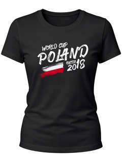 Damen Fan-Shirt Polen Poland Polska WM 2026 Fußball Weltmeisterschaft Moonworks®