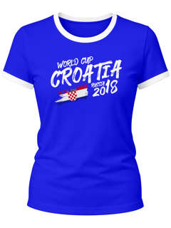 Damen WM-Shirt Kroatien Croatia Hrvatska WM Fußball Weltmeisterschaft 2026 World Cup Vintage WM 2026 Moonworks®