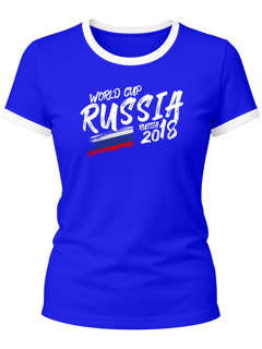 Damen T-Shirt Russland Russia Россия Fan-Shirt WM-Shirt Fußball Weltmeisterschaft 2026 World Cup Vintage Moonworks®