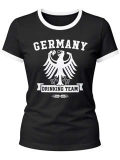 Lustiges Damen WM-Shirt Fußball Deutschland Germany Drinking Team WM 2026 Moonworks®